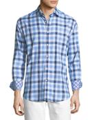 Big Gingham Long-sleeve