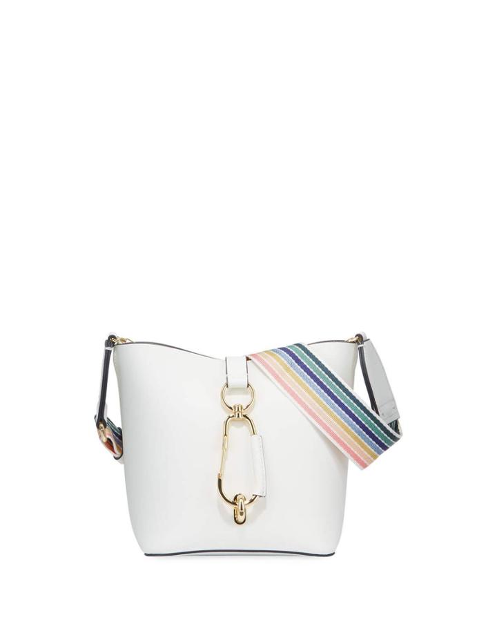 Belay Stripe Web Strap Leather