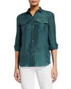 Silk Western Blouse