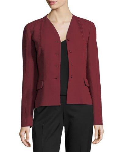Wool V-neck Jacket
