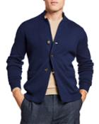 Men's Cashmere Cardigan With Three-buttons
