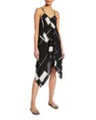 Printed Handkerchief Dress