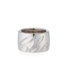 Chopardissimo 18k Diamond Wide Band Ring,