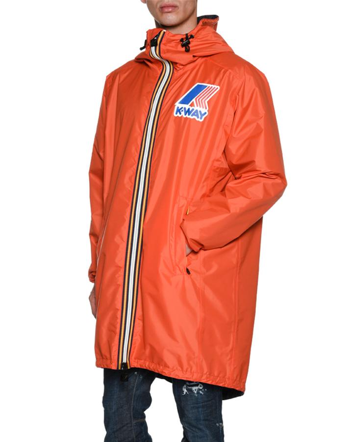 X K-way&reg; Long Reversible Nylon Packable Jacket