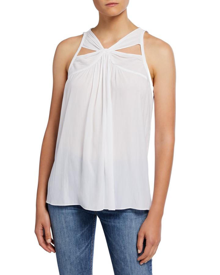 Irene Twisted Cutout Top