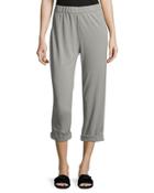 Cotton Jersey Pull-on Pants
