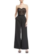 Faith Strapless Wide-leg Jumpsuit
