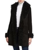 Faux-fur-sherpa Coat