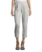 Slouchy Wool Crepe Pants