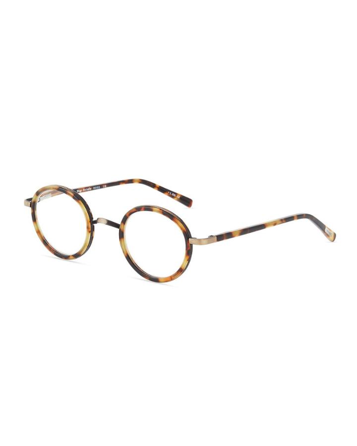 Big Briefs Round Metal/acetate Optical Glasses