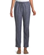 Pemmy Linen Herringbone Trousers