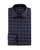 Large-check Dress