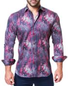 Men's Shaped-fit Fibonacci Crackle Print