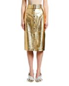 Metallic Belted