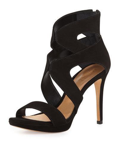 Hazel Strappy Suede Platform