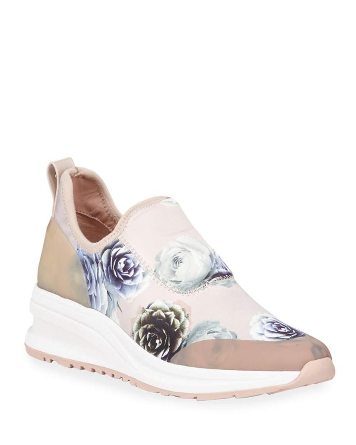 Zabella Rose Satin Slip-on