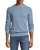 Long-sleeve Honeycomb Pique