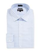 Men's Slim-fit Non-iron Dobby Check Dress