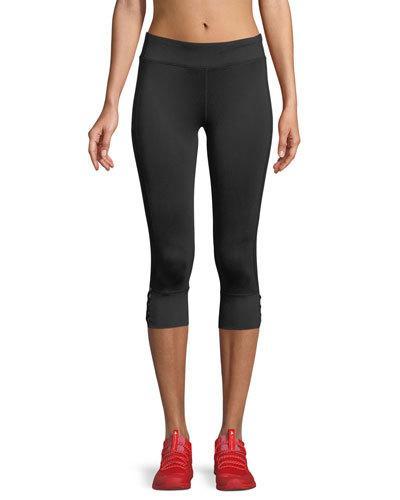 Mesh-panel Crisscross Capri