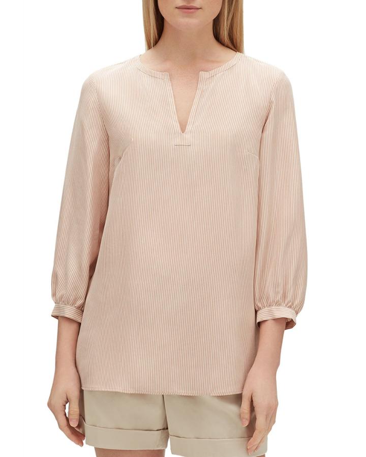 Gaia Signore Stripe V-neck 3/4-sleeve