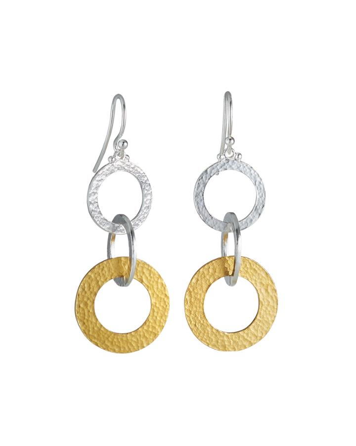 Mango Link 3-drop Earrings