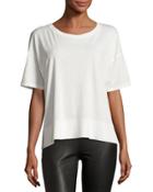 Round-neck Short-sleeve Cotton Tee