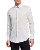 Men's Floral-print Button Front