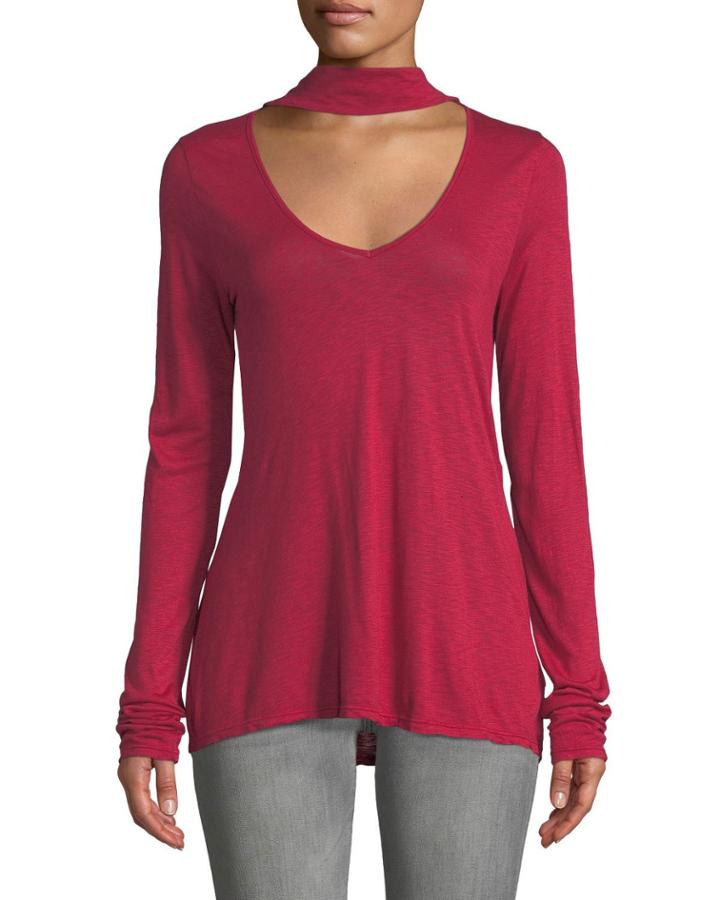 Lux Mock-neck Long-sleeve
