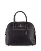Copia Saffiano Leather Tote Bag, Black