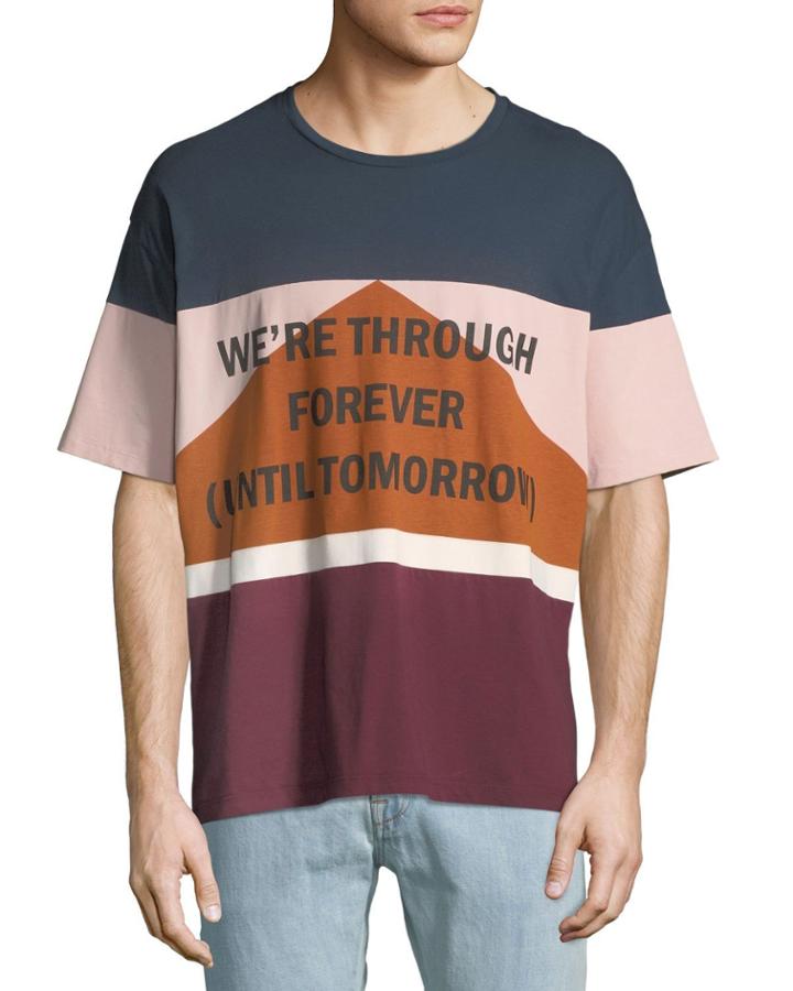 Men's We're Through Forever Crewneck T-shirt