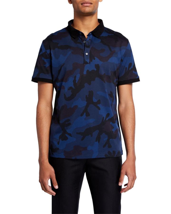 Men's Camo Knit Polo