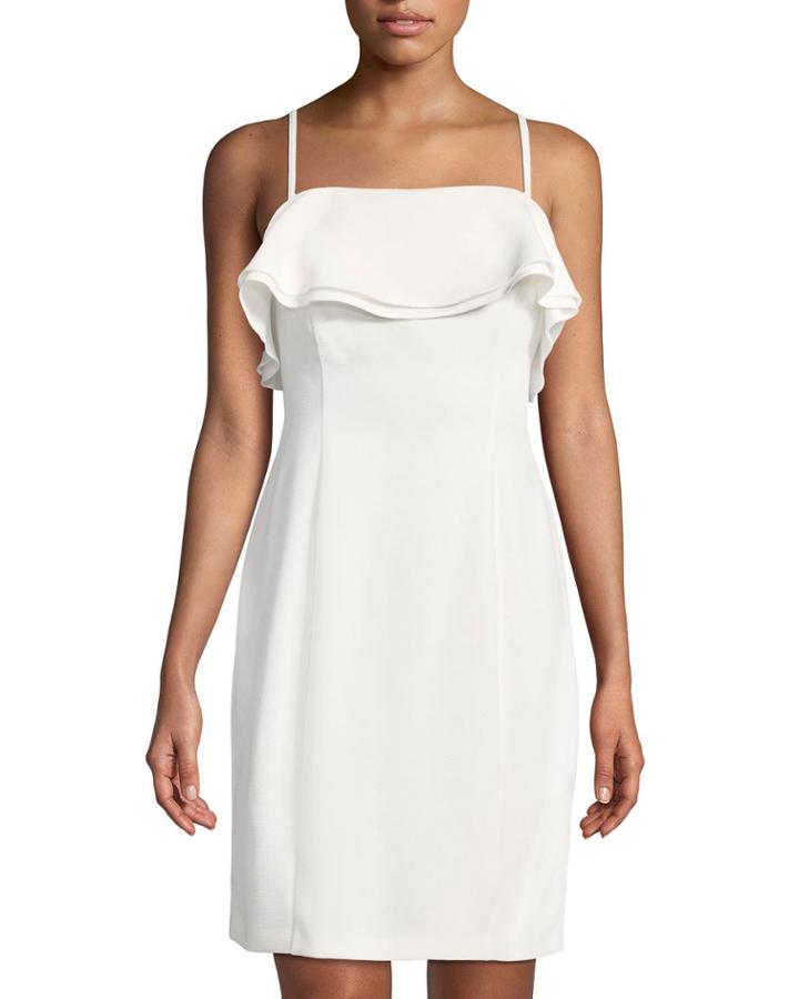 Ruffled-bodice Cami Dress