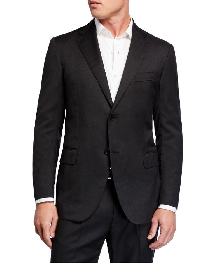 Men's Two-piece Notch-collar