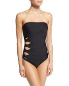 Classic Weave Bandeau One-piece