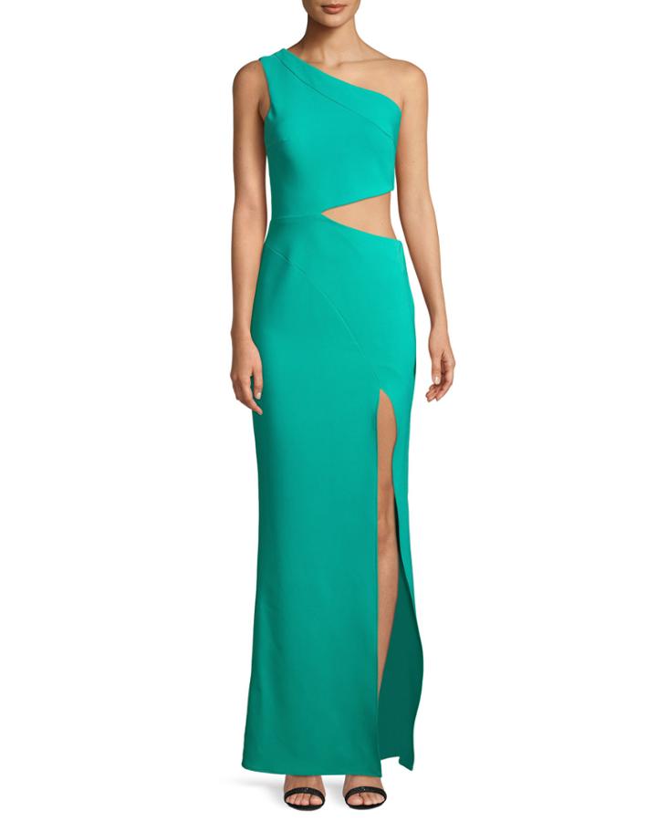 Cameron One-shoulder Dress W/ Cutout