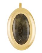 Baby Crush 24k Gold-dipped Labradorite Pendant