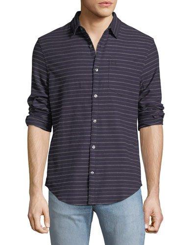 Heathered-stripe Flannel