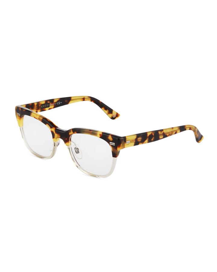 Two-tone Fashion Glasses