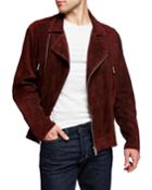 Men's Suede Biker Jacket