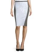 Ezra Floral-panel Neoprene Pencil