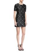 Winter Rose Tunic-style Cocktail Dress