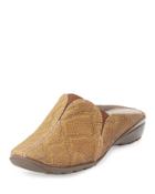 Hadol Snake-embossed Mule