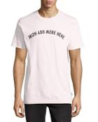 Max Mirrored-graphic Tee, Cradle Pink