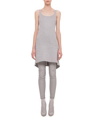 Scoop-neck Apron Dress