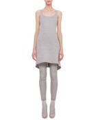 Scoop-neck Apron Dress