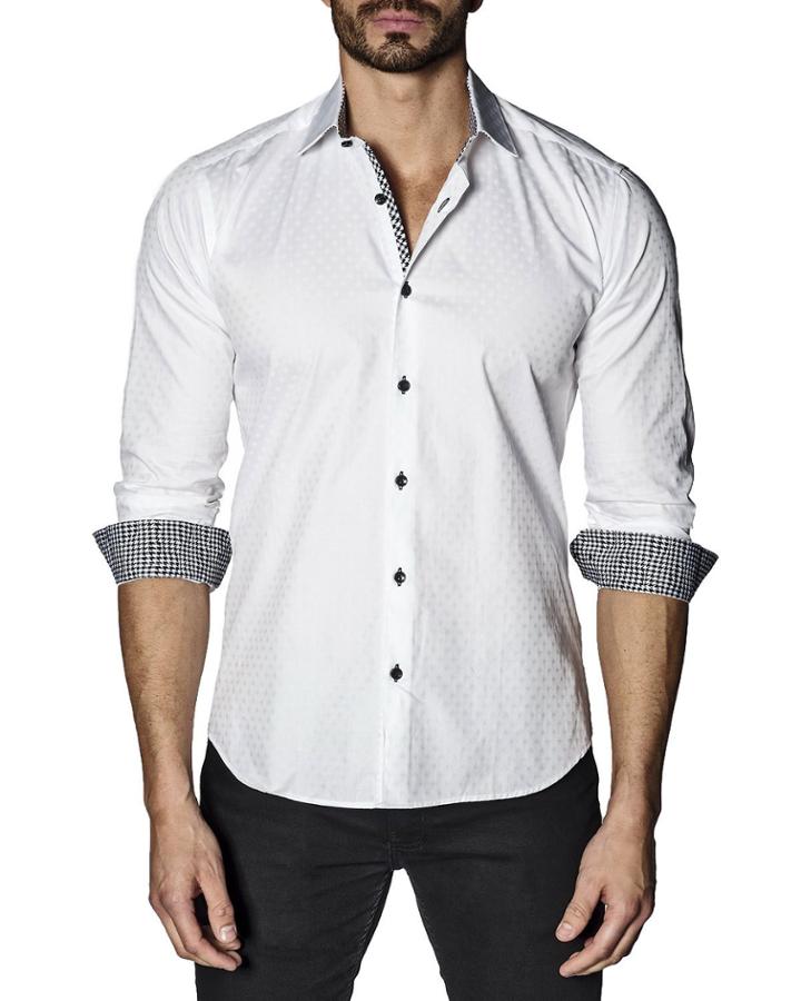 Men's Semi-fitted Textured Print