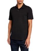 Men's Texture Stripe Polo