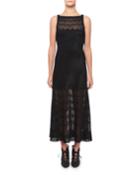 Squiggled Knit Illusion Dress