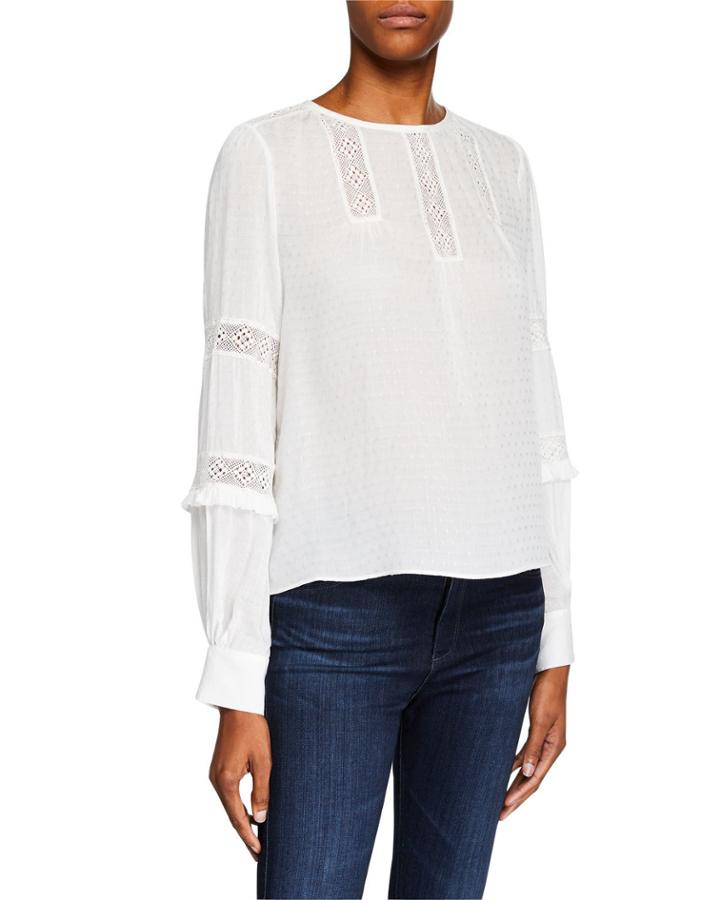 Lace Long-sleeve Top
