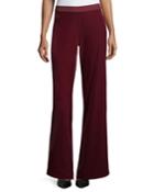 Petite Velvet Wide-leg Pants